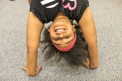 Child playing at Camp Noah