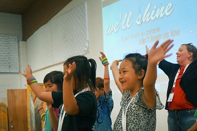 Children at Camp Noah
