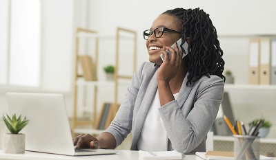 Women on phone