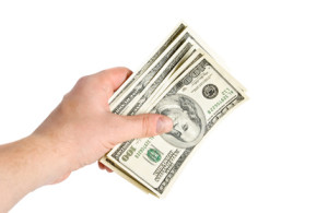 Money in hand