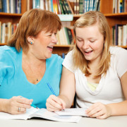 mom and daughter