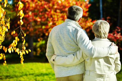 elderly couple