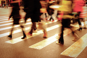 people walking