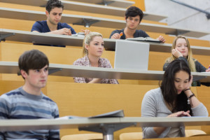 Students in class