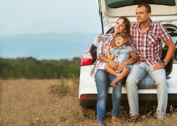 family outside