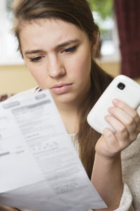 Person with phone