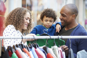 Family shopping