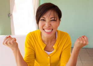 Happy person