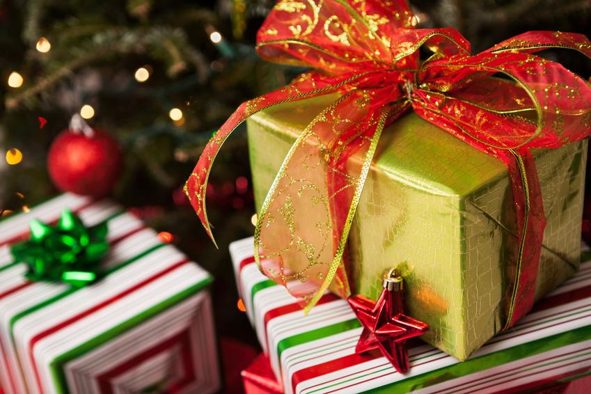 Wrapped presents for holiday