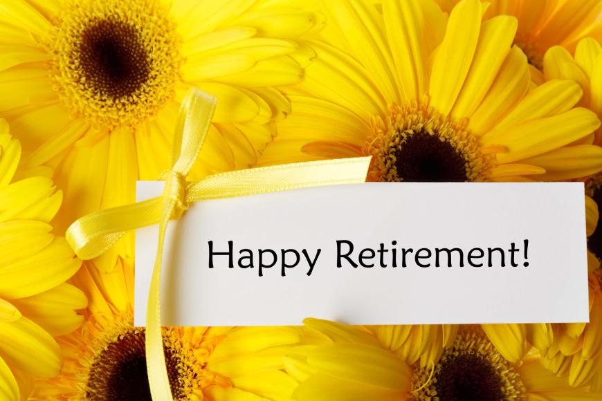 Happy Retirement sign