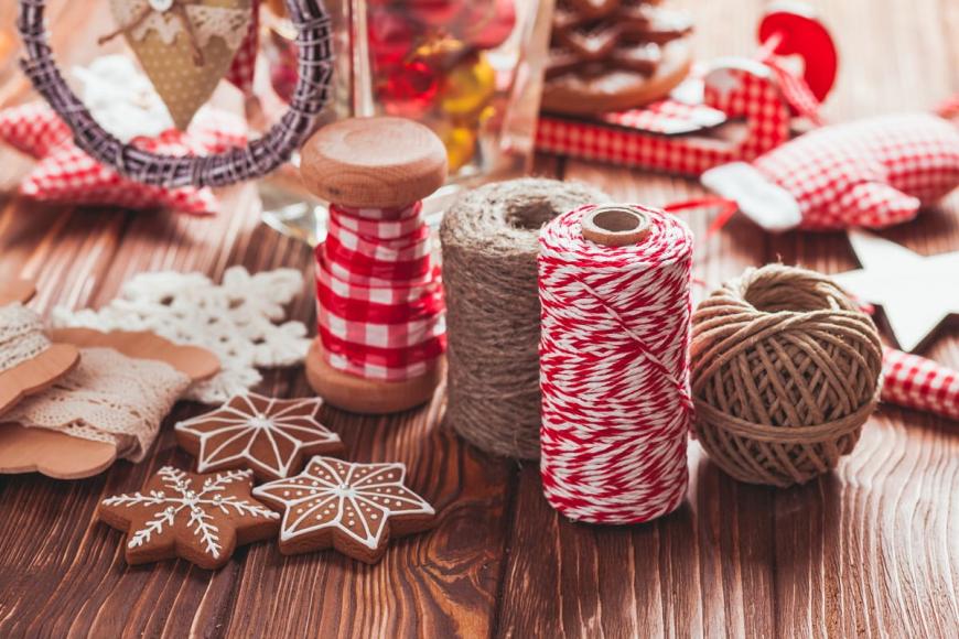 Holiday crafts and cookies