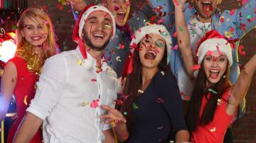 People having a holiday part