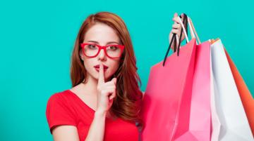 Woman with shopping bags