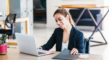 Woman on laptop