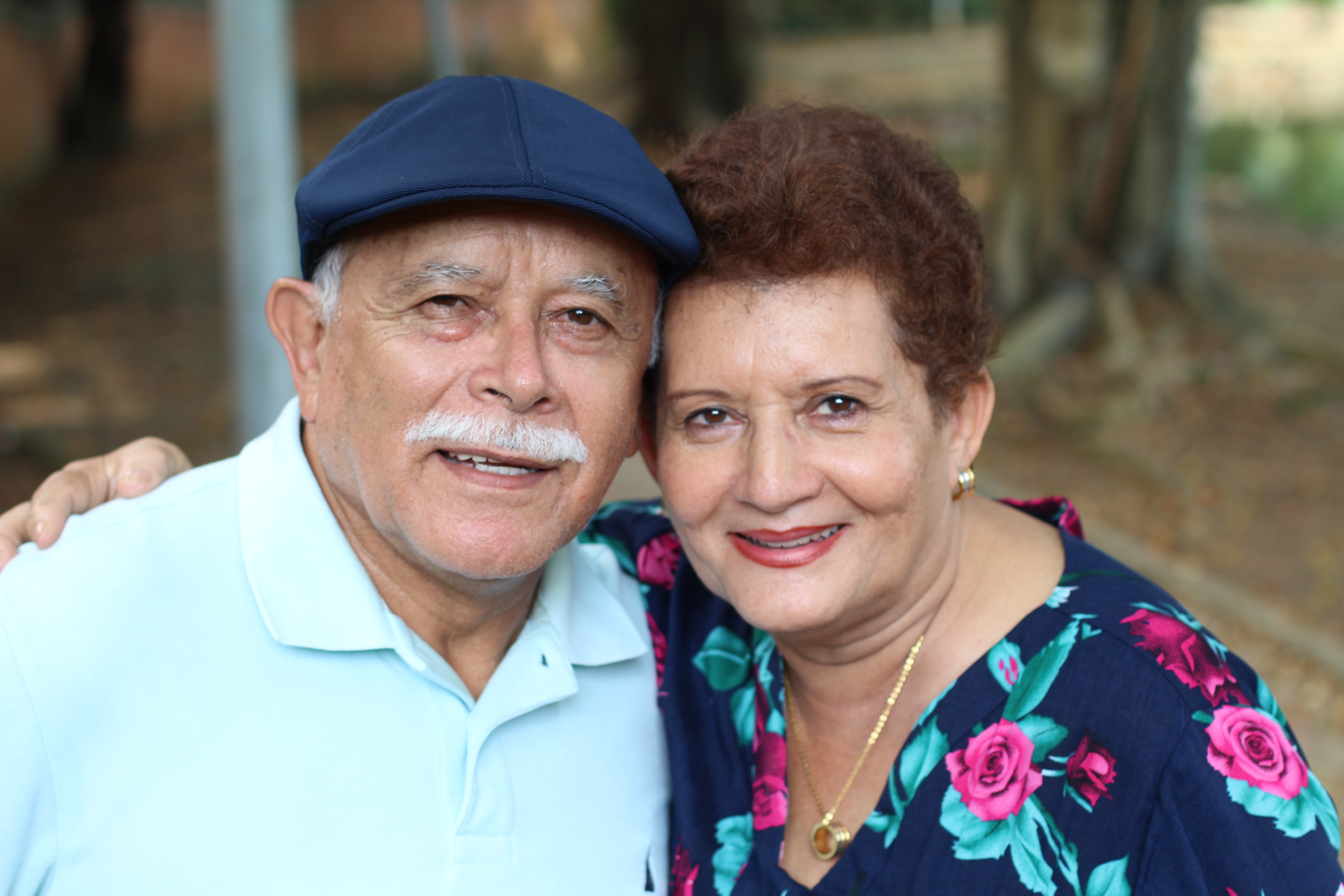 caregiver man with woman