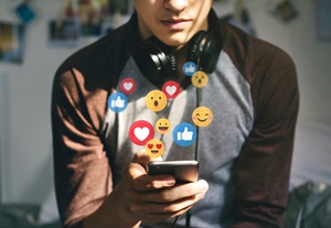boy on cell phone