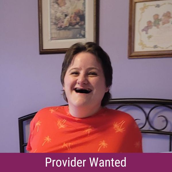 Woman smiling