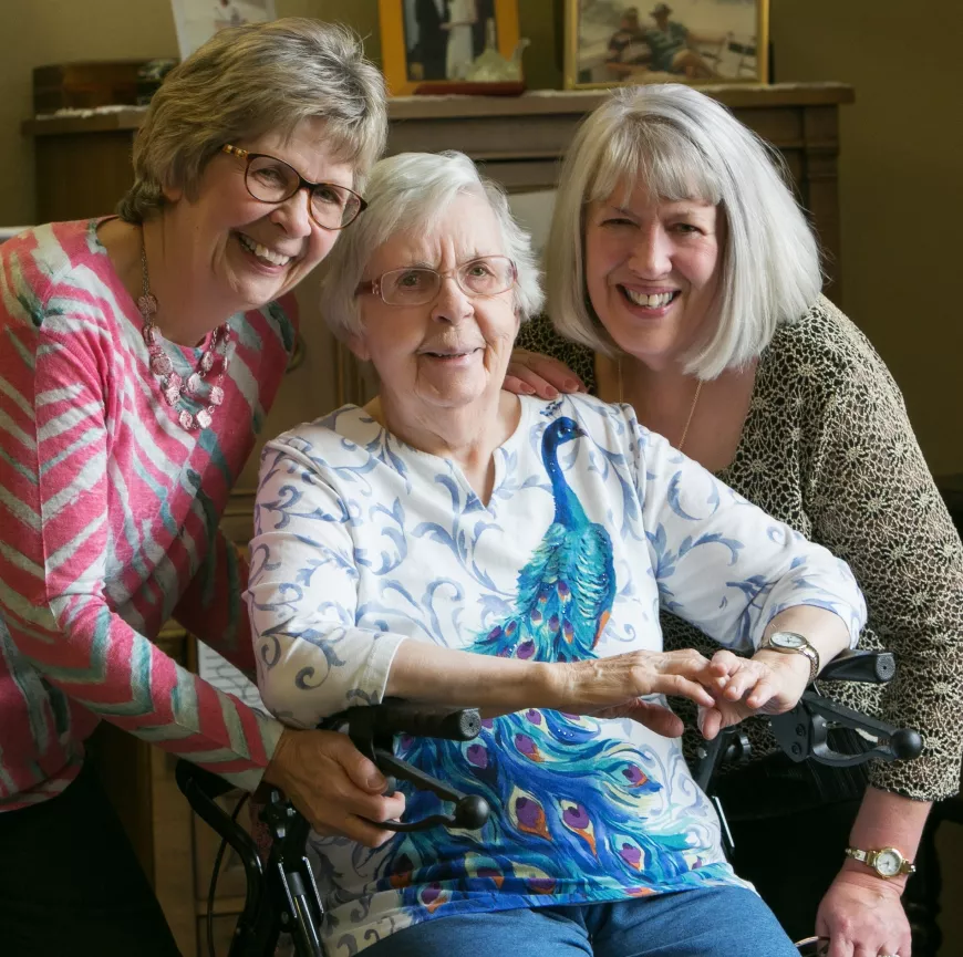 Maggie, Lynn and Cheryl.